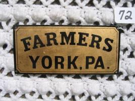 Farmers Fire Insurance Company. York, Pennsylvani