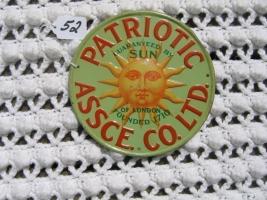 Patriotic Assurance Company. Dublin, Ireland. Ti