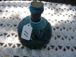 Grenade. Glass is Turquoise with Pattern. "Harde