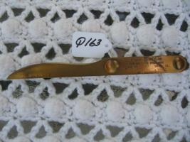 Insurance Agency Advertising Letter Opener and Rul