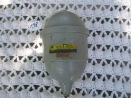 Grenade Container. Grey. No Grenade inside. Red