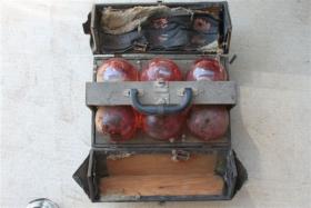 Grenade Box with 6 full grenades inside. See othe