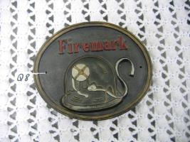 Firemark Reproduction Fire Mark. Oval Made from C