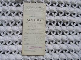Niagara Fire Insurance Company. Safety Fund Polic