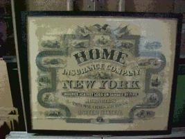 Home Insurance Company. New York, New York. 1853