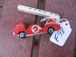 Toy Miniature Fire Truck. 2 7/8x1 x 1 wide x1 1/4