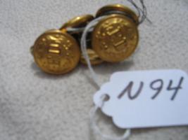 Gold Colored Buttons. Five bigger ones and one sm