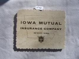 Iowa Mutual Insurance Company, De Witt, Iowa. Sig