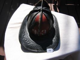 Cairns Foreman Fire Helmet. Picture of the Back
