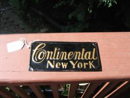 Continental Insurance Company. Tin. Rectangular.