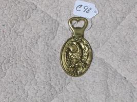 Miniature Eagle Insurance Fire Mark with I.N.A. an