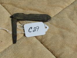 The Franklin Fire, Philadelphia. Advertising Knif