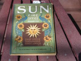 Sun Fire Office. British 12 page Book. Made from