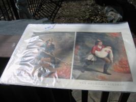 Unframed Reprint of Currier and Ives Lithograph.