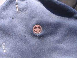 Fireman's Hat has a Built-in Ventilator. Mfg. was