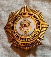 Fire Badge distributed by the Washington D.C. Fire