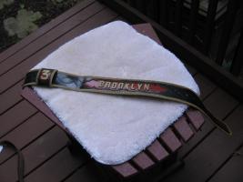 BROOKLYN Parade Belt. Dark Brown Leather with Lig