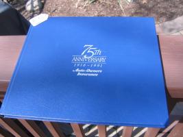 Book. Hard Bound. 75th Anniversary 1916 - 1991.