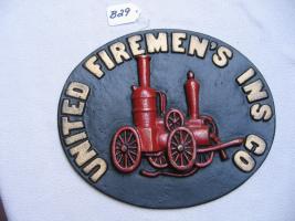 United Firemen's Ins. Co. Reproduction Fire Mark.