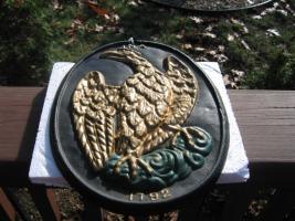 Reproduction Fire Mark of Copper INA Bulau #51. C