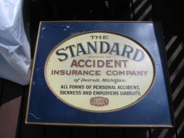 Standard Accident Ins. Sign