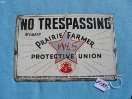 Prairie Farmer Sign