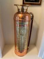 #218 2-1/2 Gallon Soda Acid AMFIRAPCO Fire Extinguisher. Has been restored. Circa Mid 20th Century.