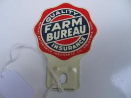 #017 Farm Bureau. Auto Tag/Badge. Columbus, Ohio.