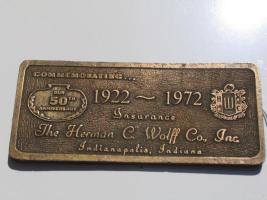 #002 Commemorative Piece for the 50th Anniversary, Indiana.