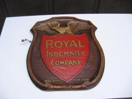 #049 Royal Indemnity Co. Plaque.