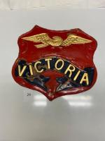 124 Firemark, Foreign Victoria Insurance (Australia), BU1756. Copper.