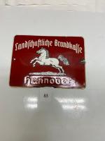 183 Firemark, Foreign Landschaftliche Brandkasse, BU1341. Enameled Iron.