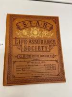 Star Life Assurance (London) 1889 Calendar
