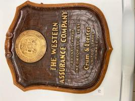 Western Assurance Plaque