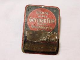 Matchsafe, German Fire Insurance