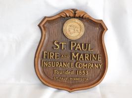 Plaque, St. Paul fire & marine