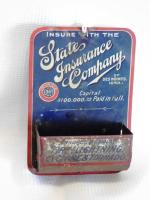 Advertising match holder