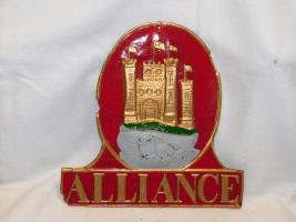 Plaque of a foreign firemark, BU816